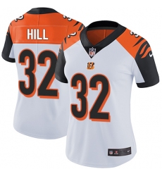 Women's Nike Cincinnati Bengals #32 Jeremy Hill Vapor Untouchable Limited White NFL Jersey