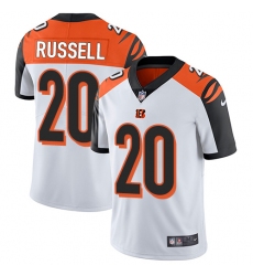 Youth Nike Cincinnati Bengals #20 KeiVarae Russell Elite White NFL Jersey