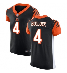 Men's Nike Cincinnati Bengals #4 Randy Bullock Black Team Color Vapor Untouchable Elite Player NFL Jersey
