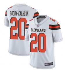 Youth Nike Cleveland Browns #20 Briean Boddy-Calhoun Elite White NFL Jersey