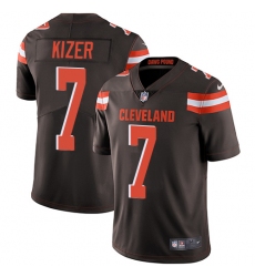 Youth Nike Cleveland Browns #7 DeShone Kizer Elite Brown Team Color NFL Jersey