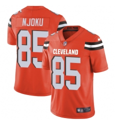 Youth Nike Cleveland Browns #85 David Njoku Orange Alternate Vapor Untouchable Limited Player NFL Jersey