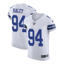 Men's Nike Dallas Cowboys #94 Charles Haley Elite White NFL Jersey