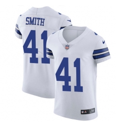 Men's Nike Dallas Cowboys #41 Keith Smith Elite White NFL Jersey