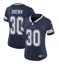 Women's Nike Dallas Cowboys #30 Anthony Brown Elite Navy Blue Team Color NFL Jersey