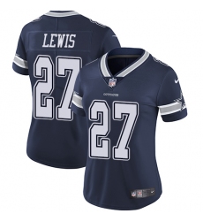 Women's Nike Dallas Cowboys #27 Jourdan Lewis Elite Navy Blue Team Color NFL Jersey
