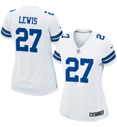 Women's Nike Dallas Cowboys #27 Jourdan Lewis Game White NFL Jersey