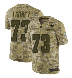Men's Nike Dallas Cowboys #73 Joe Looney Limited Camo 2018 Salute to Service NFL Jersey