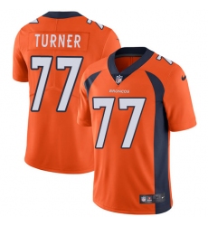 Youth Nike Denver Broncos #77 Billy Turner Elite Orange Team Color NFL Jersey