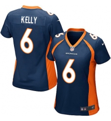 Women's Nike Denver Broncos #6 Chad Kelly Game Navy Blue Alternate NFL Jersey