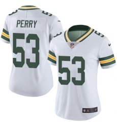 Women's Nike Green Bay Packers #53 Nick Perry Elite White NFL Jersey