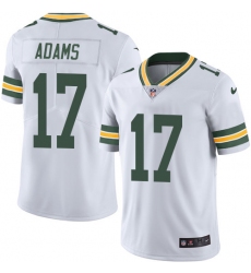 Youth Nike Green Bay Packers #17 Davante Adams Elite White NFL Jersey