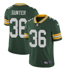 Youth Nike Green Bay Packers #36 LaDarius Gunter Elite Green Team Color NFL Jersey