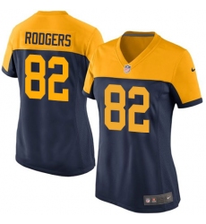 Women's Nike Green Bay Packers #82 Richard Rodgers Game Navy Blue Alternate NFL Jersey