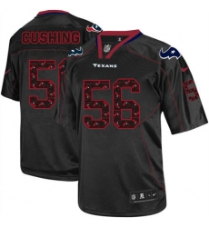 Men's Nike Houston Texans #56 Brian Cushing Elite New Lights Out Black NFL Jersey
