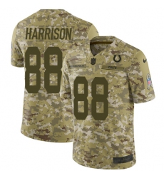 Men's Nike Indianapolis Colts #88 Marvin Harrison Limited Camo 2018 Salute to Service NFL Jersey