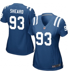Women's Nike Indianapolis Colts #93 Jabaal Sheard Game Royal Blue Team Color NFL Jersey