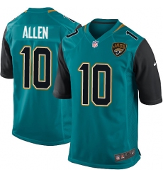 Men's Nike Jacksonville Jaguars #10 Brandon Allen Game Teal Green Team Color NFL Jersey