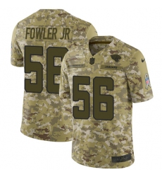 Youth Nike Jacksonville Jaguars #56 Dante Fowler Jr Limited Camo 2018 Salute to Service NFL Jersey
