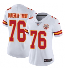Women's Nike Kansas City Chiefs #76 Laurent Duvernay-Tardif Elite White NFL Jersey