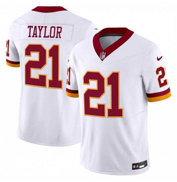 Men's Washington Commanders #21 Sean Taylor White 2025 F.U.S.E. Throwback Vapor Limited Football Stitched Jersey