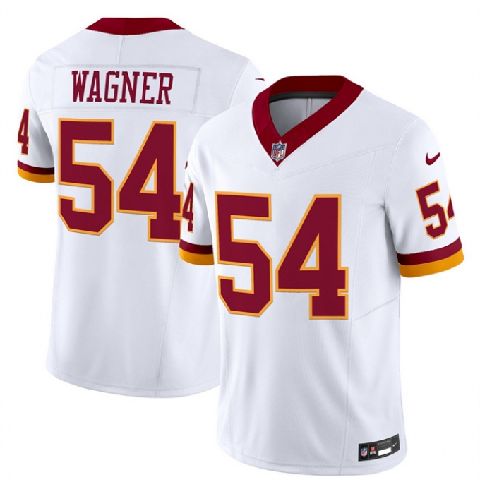Men's Washington Commanders #54 Bobby Wagner White 2025 F.U.S.E. Throwback Vapor Limited Football Stitched Jersey