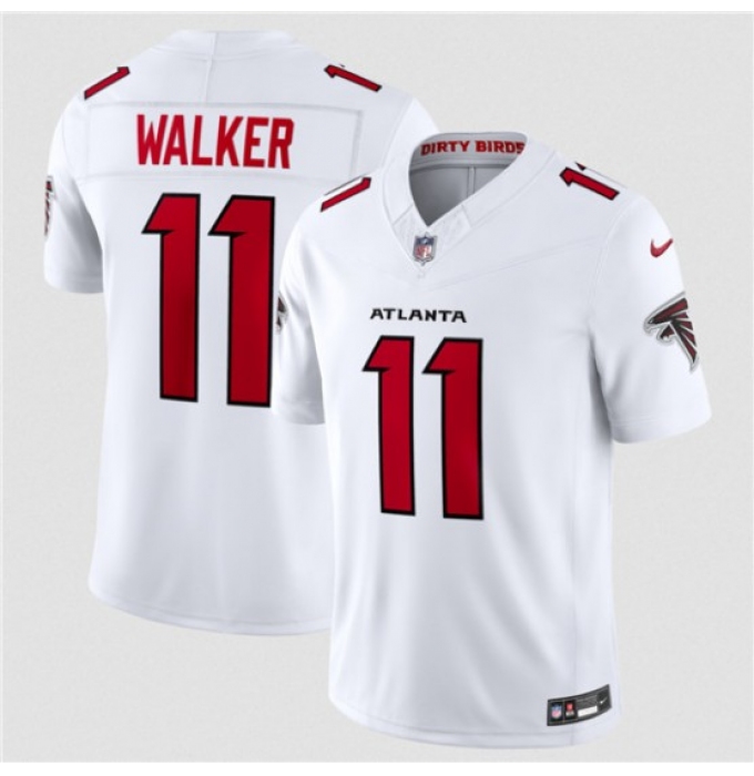 Men's Atlanta Falcons #11 Jalon Walker White 2026 New F.U.S.E. Vapor Untouchable Limited Football Stitched Jersey