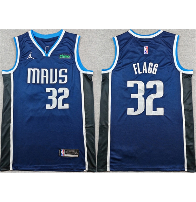 Men's Dallas Mavericks #32 Cooper Flagg Navy 2025 Statement Edition Stitched Basketball Jersey